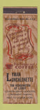 Matchbook Cover - Lyman Luncheonette