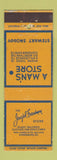 Matchbook Cover - Joseph Freeman Men's Clothes Store Harrisburg PA WEAR