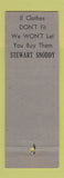 Matchbook Cover - Joseph Freeman Men's Clothes Store Harrisburg PA WEAR