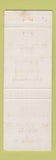 Matchbook Cover - Hotel Lewisburger Lewisburg PA motel