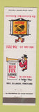 Matchbook Cover - Cock and Bull Red Fox Lounge Lahaska PA