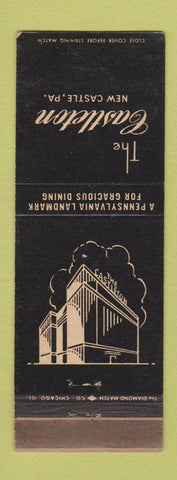 Matchbook Cover - The Castleton New Castle PA WEAR