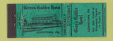 Matchbook Cover - Green Gables Hotel Lewistown PA WORN