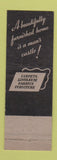 Matchbook Cover - Coates Gregg & Millar Pittsburgh PA