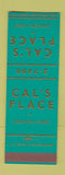 Matchbook Cover - Cal's Place Canton OH