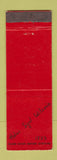 Matchbook Cover - Helen Sigel Wilson's Restaurant Philadelphia PA