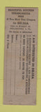Matchbook Cover - Belsea Heating Air Conditioning Philadelphia PA WEAR