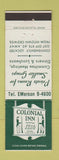Matchbook Cover - Colonial Inn Concord MA