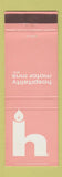 Matchbook Cover - Hospitality Motor Inns