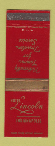 Matchbook Cover - Hotel Lincoln Indianapolis IN WEAR