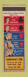 Matchbook Cover - Lumberman's Club Portland OR