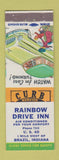 Matchbook Cover - Rainbow Drive Inn Brazil IN