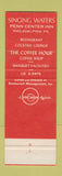 Matchbook Cover - Singing Waters Penn Center Inn Philadelphia PA