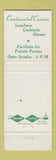 Matchbook Cover - Laurent Restaurant New York City