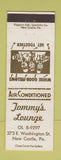 Matchbook Cover - Tommy's Lounge New Catle PA