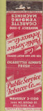 Matchbook Cover - Public Service Tobacco Hillside NJ Safety First WORN