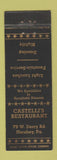 Matchbook Cover - Castelli's Restaurant Hershey PA