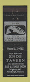 Matchbook Cover - Knob Tavern Newburgh IN