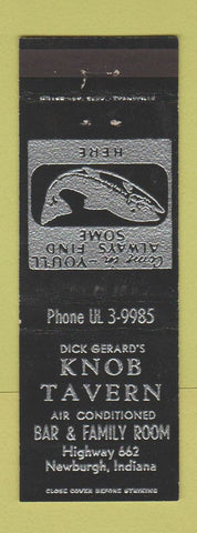 Matchbook Cover - Knob Tavern Newburgh IN