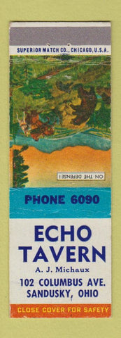 Matchbook Cover - Echo Tavern Sandusky OH