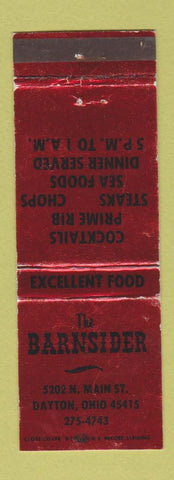 Matchbook Cover - The Barnsider Dayton OH WEAR