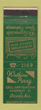 Matchbook Cover - Watkins Perry Grill Fountain Decatur AL low phone #