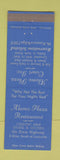 Matchbook Cover - Alamo Plaza Restaurant Louisville KY