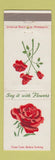 Matchbook Cover - Shotwell Floral Flowers Fargo ND FTD