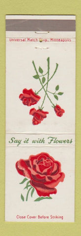 Matchbook Cover - Shotwell Floral Flowers Fargo ND FTD