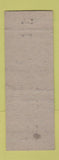 Matchbook Cover - Parkside Hotel Washington DC