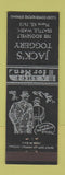 Matchbook Cover - Jack's Toggery Men's Clothes Seattle WA