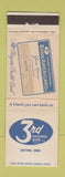 Matchbook Cover - 3rd National Bank Dayton OH