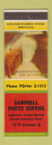 Matchbook Cover - Campbell Photo Service Lubbock TX Kodak