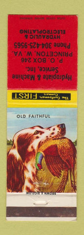 Matchbook Cover - Hydroplate & Machine Service Princeton WV