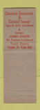 Matchbook Cover - Chinalane Chinese Food Cleveland OH