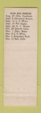 Matchbook Cover - Playboy Restaurant Hollywood CA Rams Football WEAR
