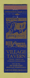 Matchbook Cover - Village Tavern Meadville PA