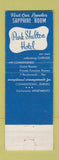 Matchbook Cover - Park Shelton Hotel Detroit MI