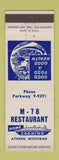 Matchbook Cover - M 78 Restaurant Athens MI