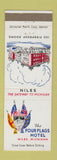 Matchbook Cover - Four Flags Hotel Niles MI
