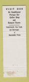 Matchbook Cover - Four Flags Hotel Niles MI