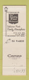 Matchbook Cover - The Country Plaza Restaurant Oklahoma City OK Route 66