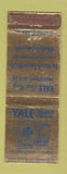 Matchbook Cover - Yale Weight Printer Philadelphia PA WORN