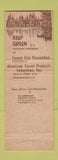 Matchbook Cover - Keep Michigan Green Prevent Forest Fires Sault Ste Marie MI