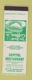 Matchbook Cover - Capitol Restaurant Lansing MI
