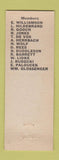 Matchbook Cover - Village Fire Department 36 New Buffalo MI truck