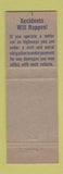 Matchbook Cover - Morey Insurance Agency Traverse City MI