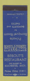 Matchbook Cover - Bebout's Restaurant Rochester MI