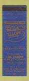 Matchbook Cover - Tyelene's Log Cabins Restaurant Cooks MI
