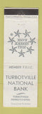 Matchbook Cover - Turbotville National Bank PA